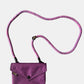 Himawari Solid Color Envelope Shape Crossbody Bag with Removable Strap