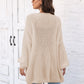 Open Front Long Sleeve Cardigan