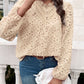 Devine Frill Round Neck Long Sleeve Shirt