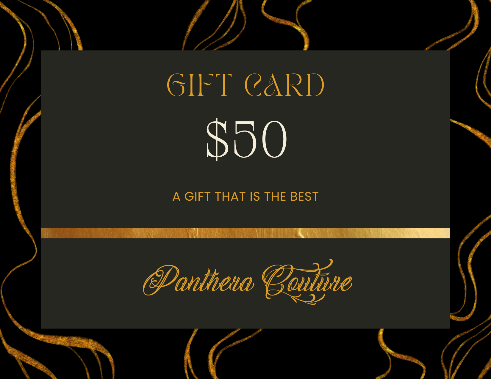 Panthera Couture Gift Card  *