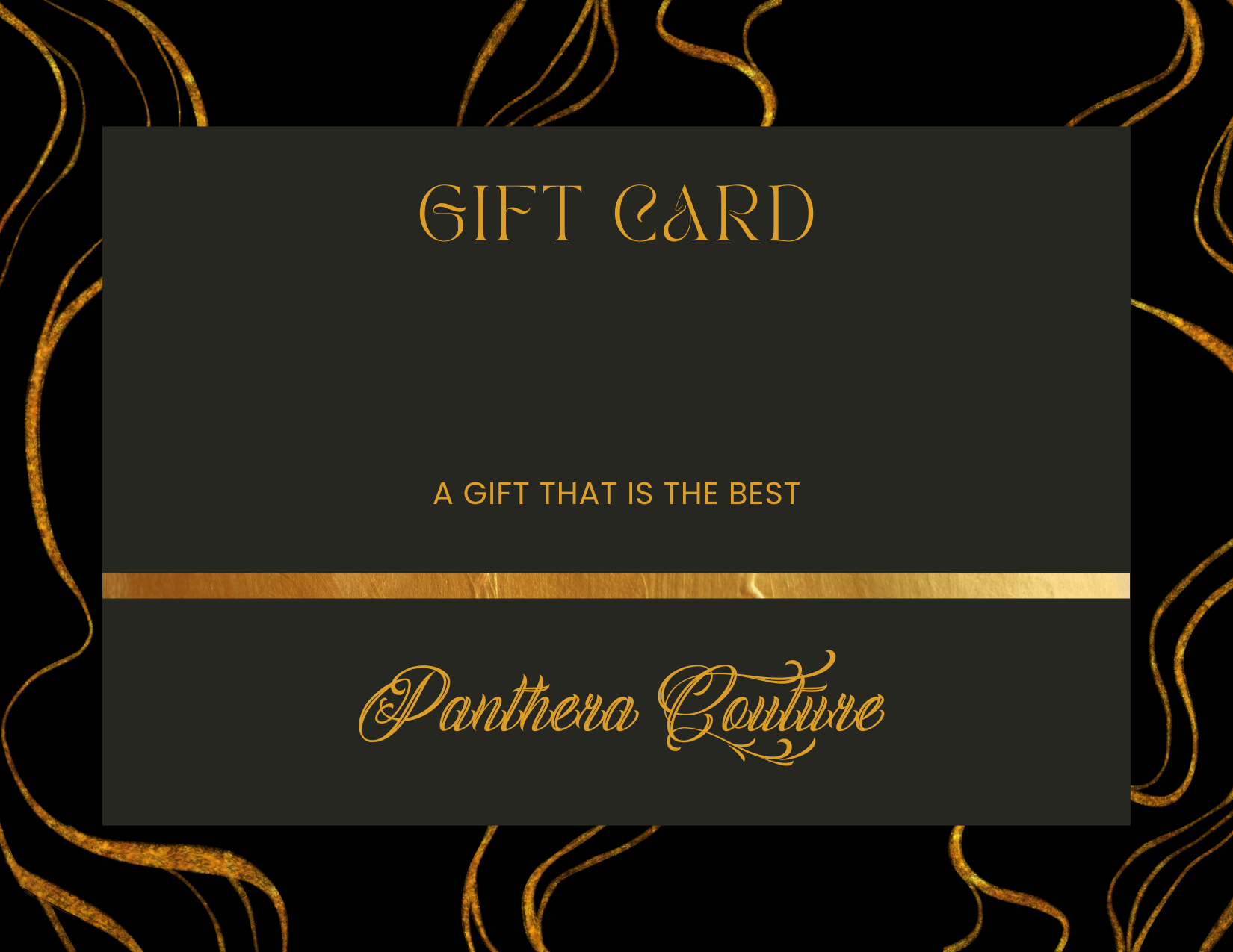 Panthera Couture Gift Card  *