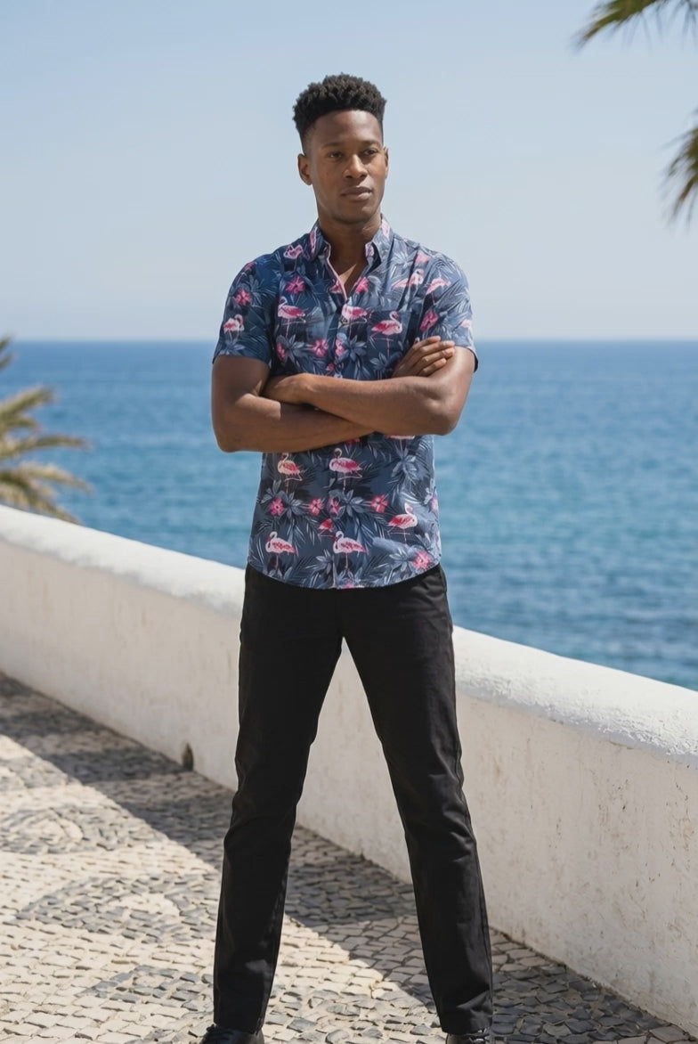 PRINT HAWAIIAN SHIRT