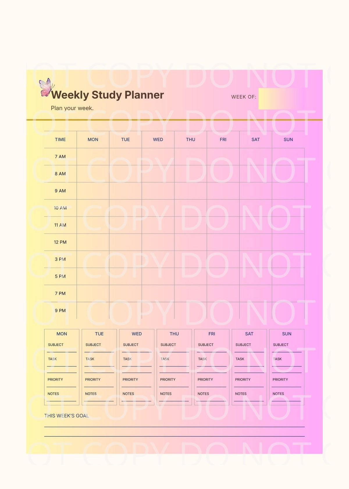 Ultimate Academic & Life Organization Bundle in PNG JPG PDF SVG PPTX