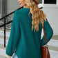 V-Neck Long Sleeve Blouse