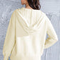 Cable Knit Long Sleeve Hooded Sweater