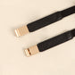 Women's PU Elastic Skinny Belt