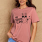 Malibu Dreams Simply Love Full Size NO DRAMA LLAMA Graphic Cotton Tee