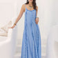 Frill Scoop Neck Maxi Cami Dress