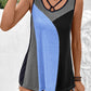 Women's Full Size Color Block Tank Top