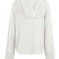 Drawstring Button Up Hooded Cardigan