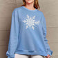 Simply Love Full Size Christmas Snowflake Graphic Sweatshirt