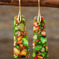 Geometrical Shape Imperial Jasper Dangle Earrings
