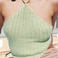 Tie Back Sleeveless Tank Top