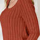 Basic Bae Full Size Ribbed Long Sleeve T-Shirt