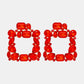 Geometrical Shape Zinc Alloy Dangle Earrings