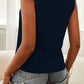 Amanda Black Cutout Sleeveless Top