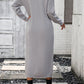 IdeationJovial Notched Neck Dropped Shoulder Button-Down Midi Dress