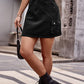 Women's Full Size Denim Mini Skirt with Pockets