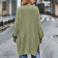 Long Sleeve Waffle-Knit Cardigan