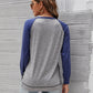 Women's SLENA Full Size Lucia Color Block Raglan Sleeve Top