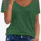 Full Size V-Neck Raglan Sleeve Tee