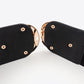 Jessica Anne Beauty Double D Buckle PU Belt