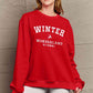 Simply Love Full Size WINTER WONDERLAND ALUMNI Graphic CHRISTMAS Long Sleeve Sweatshirt