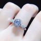 1 Carat Moissanite 925 Sterling Silver Ring 💜