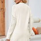 FULL SIZE Open Front Dropped Shoulder Cardigan with Pockets