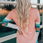 Geometric Round Neck Long Sleeve T-Shirt