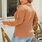 Plus Size Ribbed Scoop Neck Long Sleeve T-Shirt