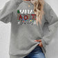 Christmas Themed Letter Graphic Sweatshirt