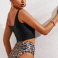 NY SUN Full Size Half Snap Square Neck Tankini Set
