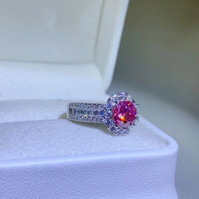 1 Carat Moissanite 925 Sterling Silver Ring 💜