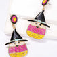 Witch's Hat Shape Synthetic Pearl Dangle Earrings