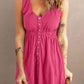 Women's Dana Sleeveless Button Down Mini Magic Dress