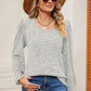 Square Neck Flounce Sleeve T-Shirt