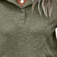 Geometric Snap Button Long Sleeve Sweatshirt