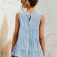 Round Neck Tiered Tank
