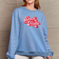Simply Love CHRISTMAS Full Size DECK THE HALLS Graphic Sweatshirt
