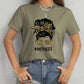 MOMLIFE Round Neck Short Sleeve T-Shirt