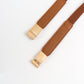 Women's PU Elastic Skinny Belt
