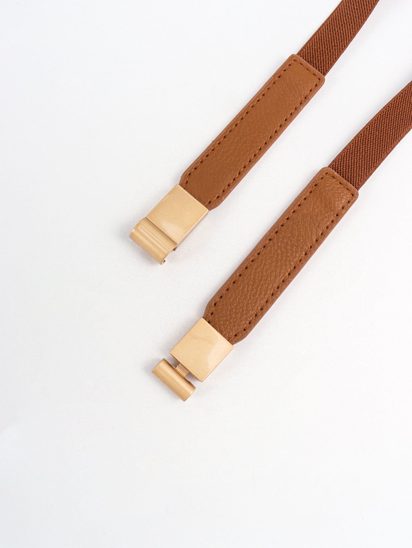 Women's PU Elastic Skinny Belt