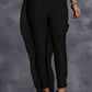 BasicBabe High-Rise Wide Waistband Joggers