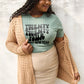 Simply Love Full Size TWENTY TWENTY FOUR HAPPY NEW YEAR Round Neck T-Shirt