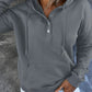 Full Size Dropped Shoulder Long Sleeve Hoodie with Pocket