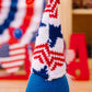 4-Piece Independence Day Knit Hanging Gnomes