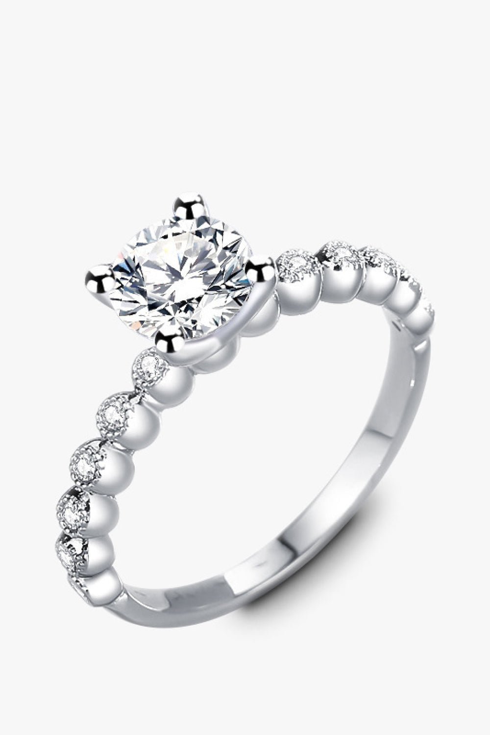 Classic 4-Prong Moissanite Ring *