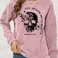 Skull Graphic HALLOWEEN Dropped Shoulder Sweatshirt