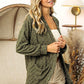 BiBi Checkered Long Sleeve Open Front Cardigan - Brand BiBi
